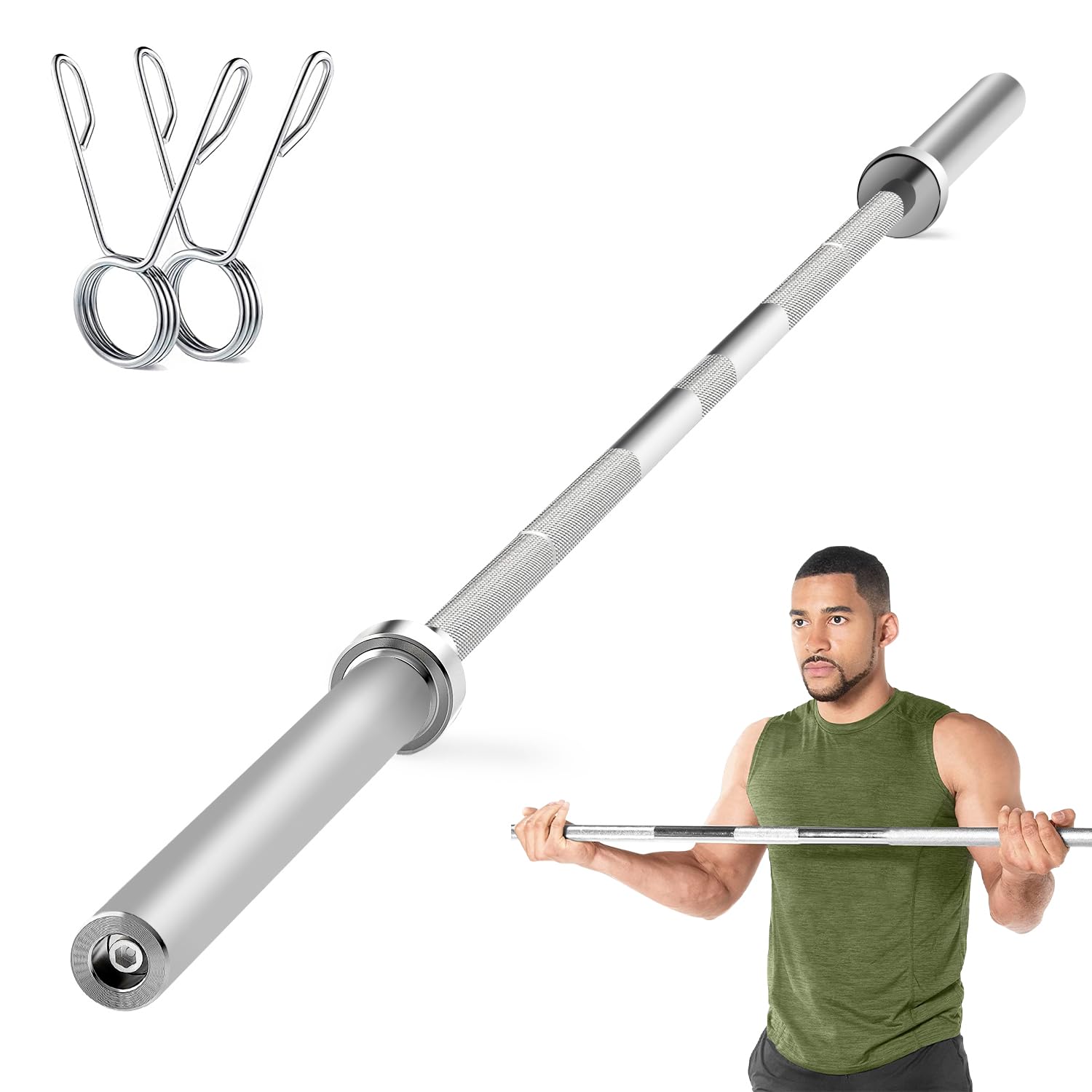 Barbell Hold Inch Barbell 6ft Olympic Barbell Inch Bar For Squats