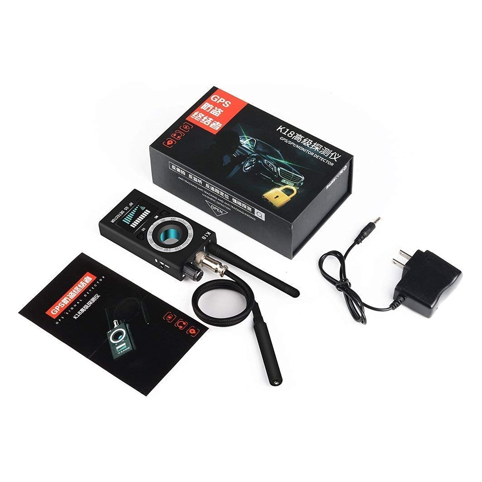 GPS Rilevatore Rilevatore di Segnale Rilevatore del Segnale RF Wireless RF Anti-Spy Candid Camera gsm GPS Scan Finder Rilevatore Radar