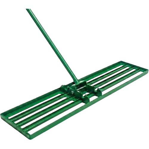 LANDZIE - The Original Lawn Leveling Rake – 36" Steel Handle Yard Leveler, Lawn Level Tool for Creating a Flat Surface - Works for Soil, Dirt, Topdressing, and Ground