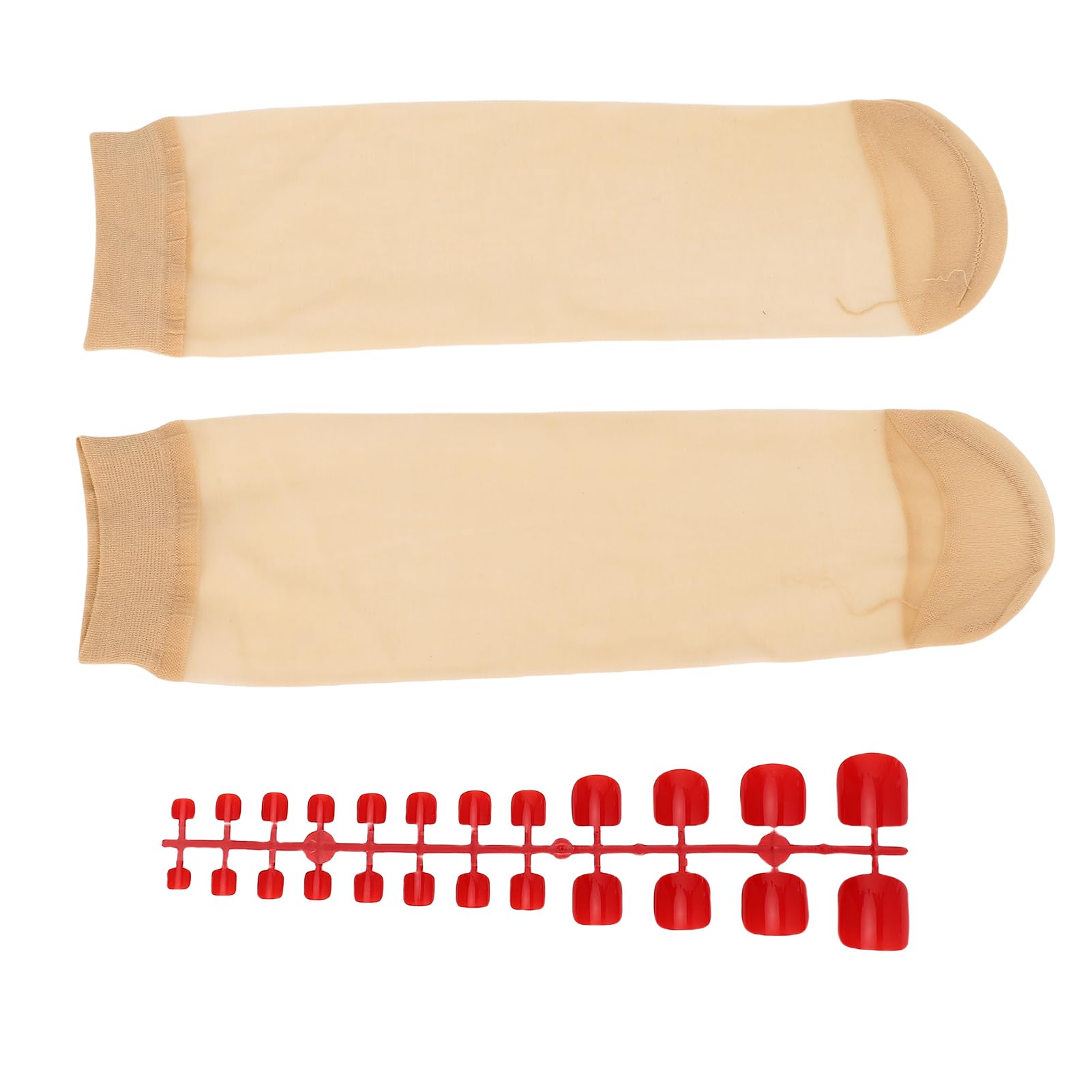 Piedini in Silicone Realistici con Osso Incorporato, Piede Finto Manichino Femminile Grandezza Naturale