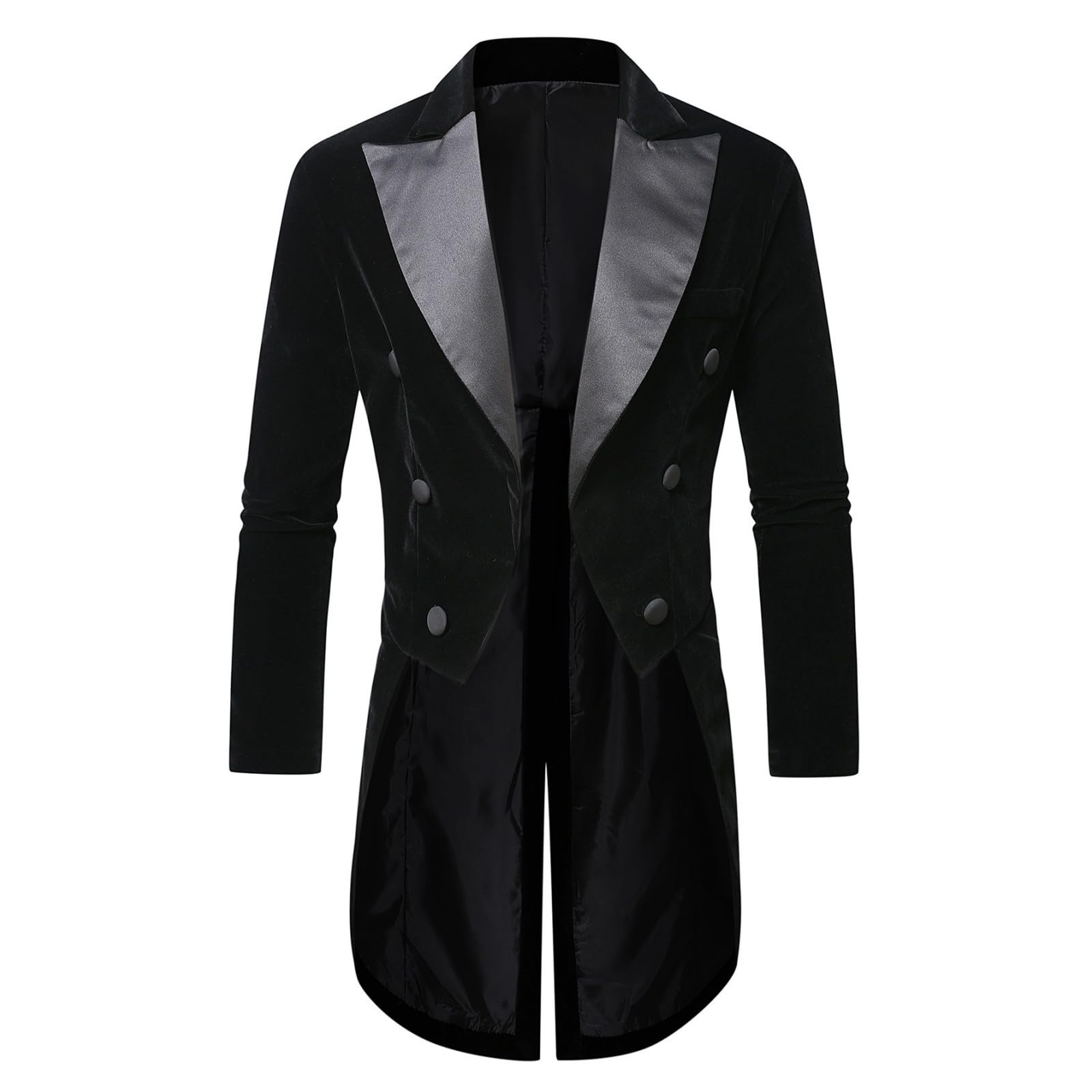 Smoking pour Homme avec Veste Slim Fit, Manteau pour Homme, Mariage Décontracté, Revers Victorien, Queue-De-Pie, Costume De Cérémonie