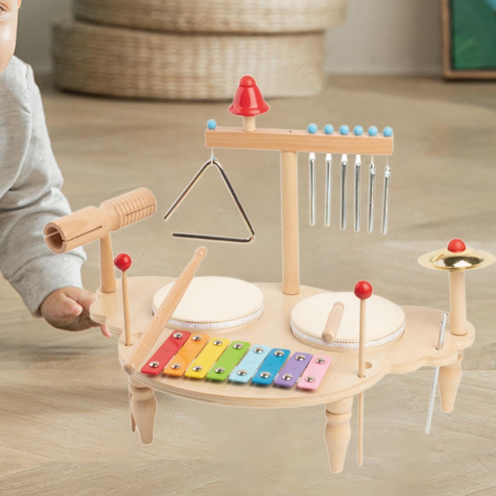 El Juego de percusión de para Madera para Instrumentos Musicales
