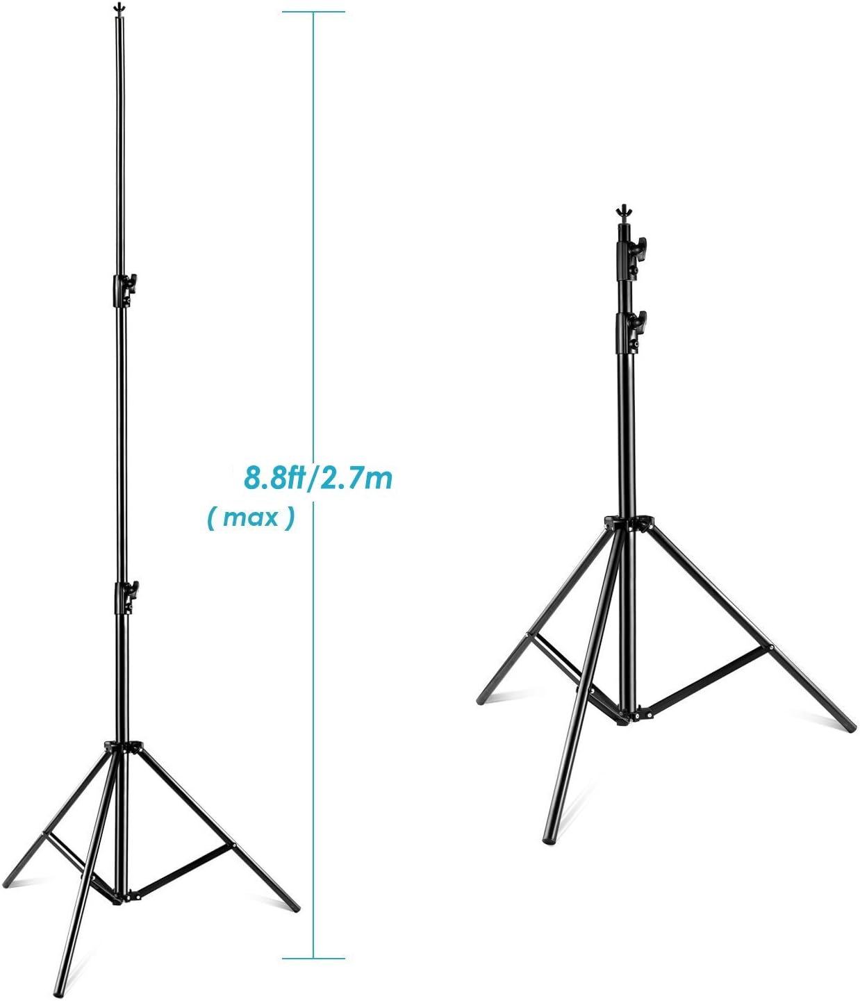 Flash Sale Neewer Telescopic Tube Background Support Pole and Stand with Heavy Duty Base for Photography Backdrop and Trade Show Display, 10 x 8 feet Adjustable Frame (W x H), Aluminum Alloy 🔥 Neewer Telescopic Tube Background Support Pole and Stand with Heavy Duty Base for Photography Backdrop and Trade Show Display, 10 x 8 feet Adjustable Frame (W x H), Aluminum Alloy