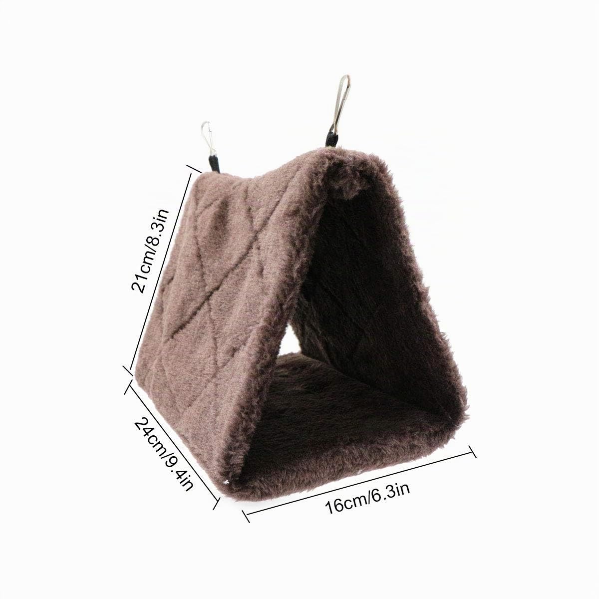 Hamac pour Oiseaux Pivoine Perroquet Nid Jouet pour Oiseaux, lit Suspendu pour Cage en Peluche, Nid d'oiseau, Tente, lit Chaud, Animal de Compagnie d'hiver pour Ara, Perruches, Cacatoès, Canaris.