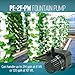 Little Giant PE-2F-PW 115 Volt, 1/40 HP, 300 GPH Submersible Direct Drive Pump for Small Ponds or Fountains with 15-Ft. Cord, Black, 566611