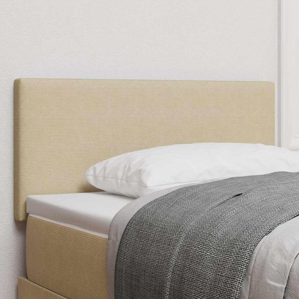 vidaXL Tête de lit Gris Vert Clair 100 cm Tissu en Velours côtelé