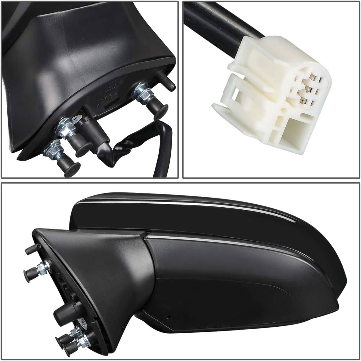 Auto Dynasty TO1320366 OE Style Powered Adjustment Driver/Left Side View Door Mirror Compatible with Camry 18-20