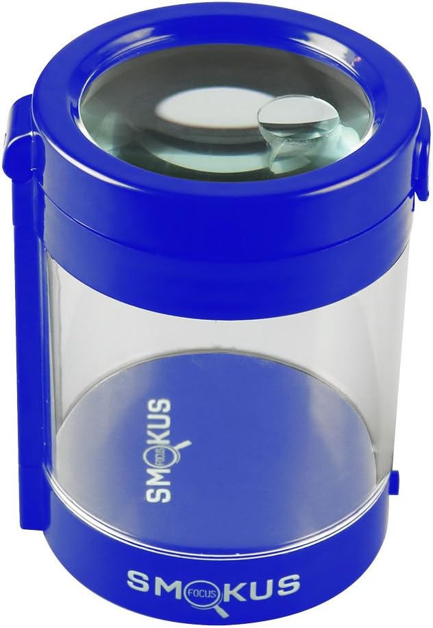 Smokus Focus Luxury Herb Storage Container Stash Jar (Blue)