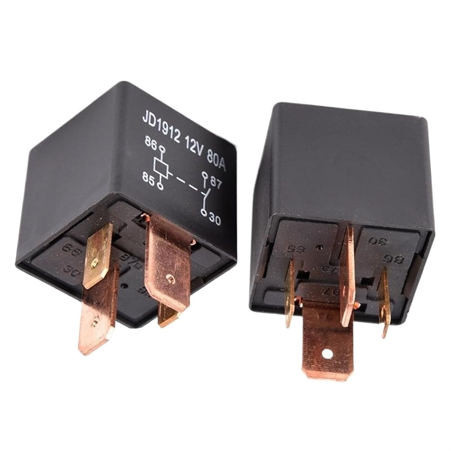 1Pcs Waterproof Heavy Duty Relay 4 Pin DC 24V 12V 80A JD1912 Automotive Car Relay Auto Accessories