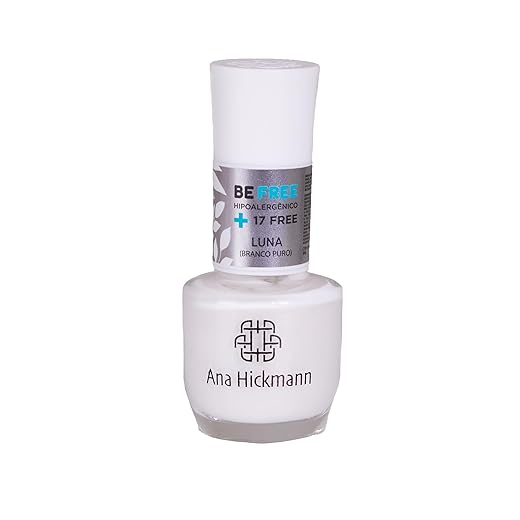 Esmalte Hipoalergênico Ana Hickmann 9ml - Luna - Secagem Rápida, Alta Cobertura e Aplicação Suave - Verniz para Unhas