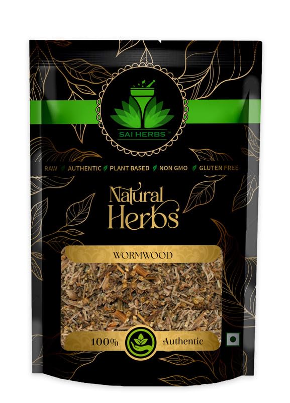 SAI HERBS Wormwood - Aids Digestion & Improves Appetite - Pure & Natural (100 Grams)