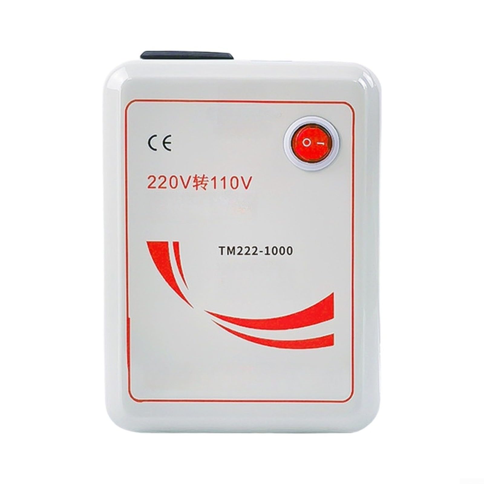 Transformador de tensión de 500 W/1000 W, 220 V a 110 V, con interruptor