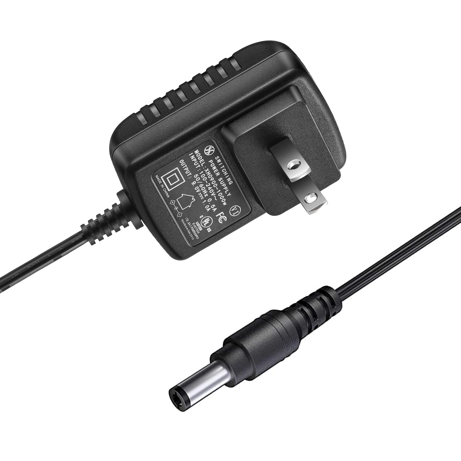 Amazon.com: DC 9V Power Supply for Guitar Pedals, Center Negative