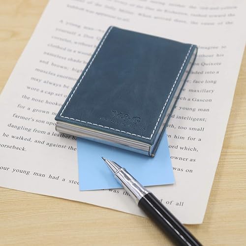 Miniatura 5 de Y&G C.A.U.F.044 Azul Beige Cuero Sintético Acero Inoxidable Fabricantes Pvc Tarjetero, Azul, Cartera con tarjetero