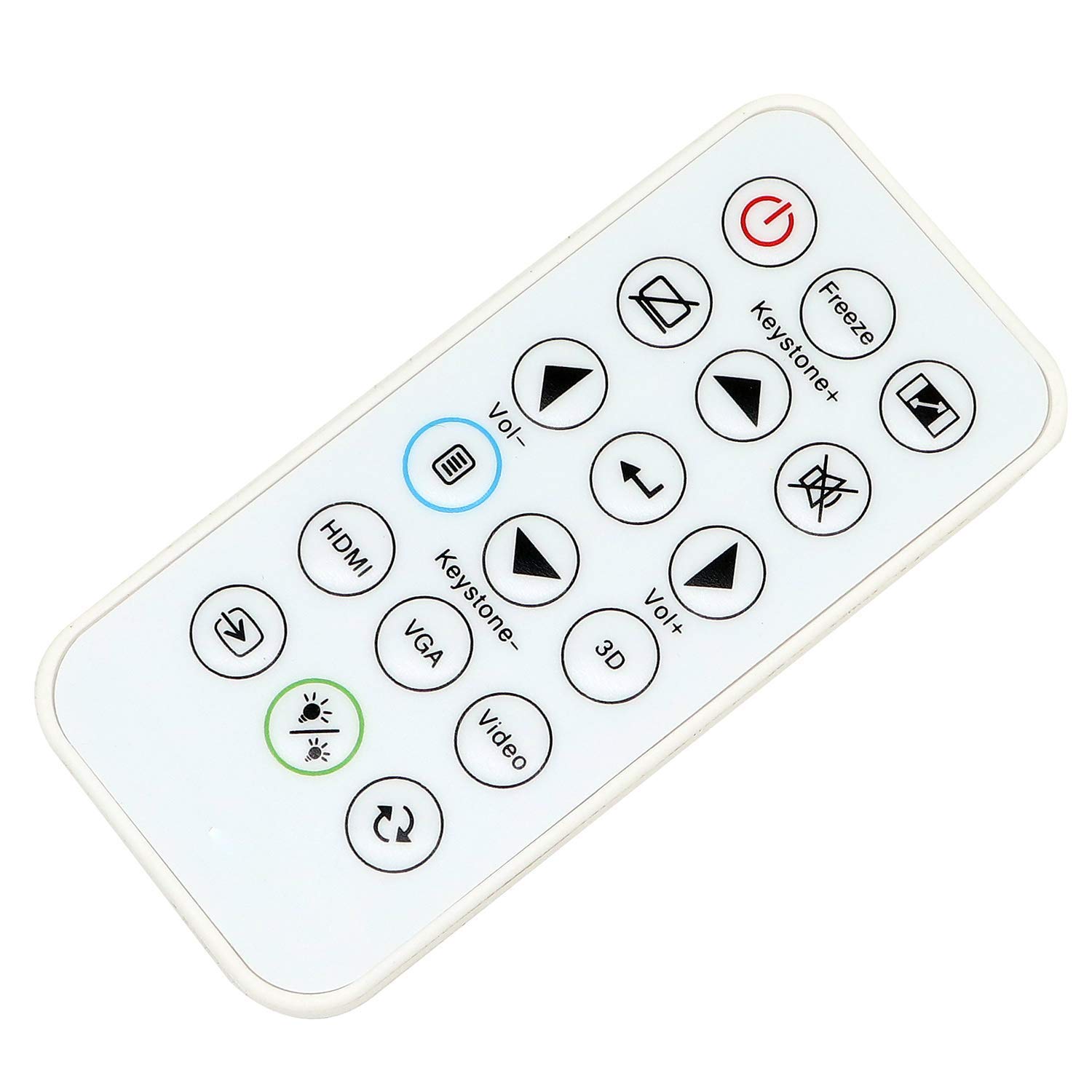 Mando a distancia BR-3079N para OPTOMA BR329 BR334 DAEHHZZ+ DASSSG DAWSSG DS347 DS348 DX349 EH331 EH334 EH335 EH336 EH337 EH345 EH400+ H11 14 H1 16ST H183X H184X videoproyector
