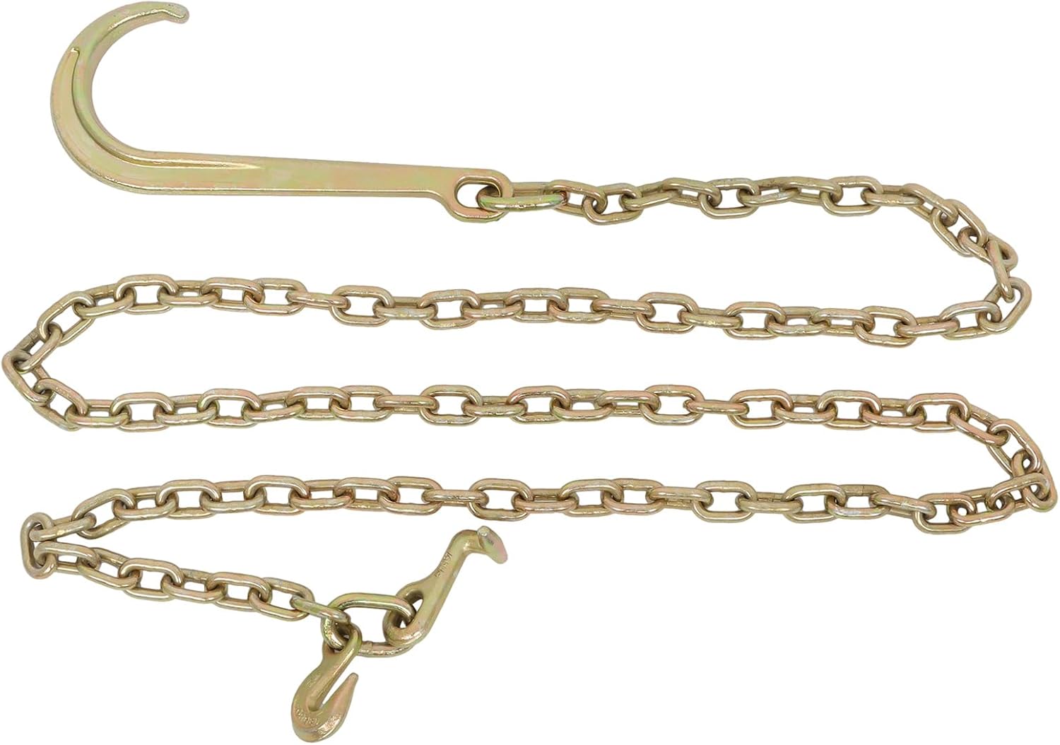 labwork Tow Chain 15 J Hook 5/16 x 10 FT Grade 70 Replacement for Mini J Hook Recovery Wrecker Axle