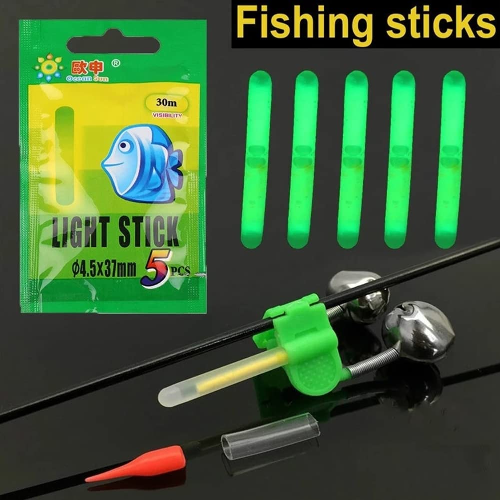 40 Starlight Per Pesca Notturna - Bastoncini Luminosi Fluorescenti - Durata 8 Ore - Con Custodia Portatile - Foto 14