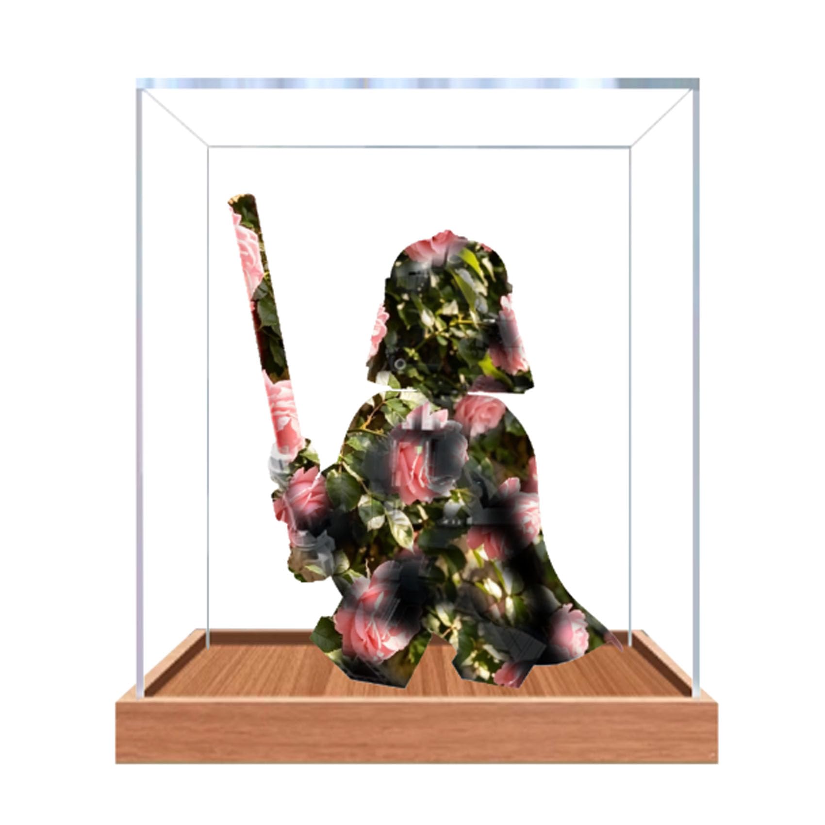 Acrylic Display Case for Le-go 75461 Model, Dustproof Display Box (display box only) (StyleB 2mm)