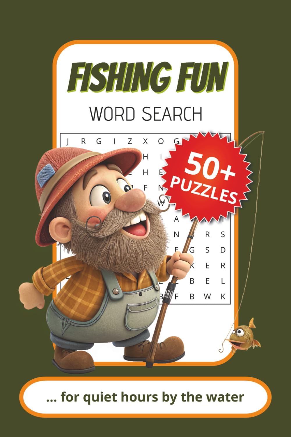 Fishing fun word search puzzle book: Word search book for all fishing enthusiasts. | 6x9 inches, 110 pages | 50+ puzzles