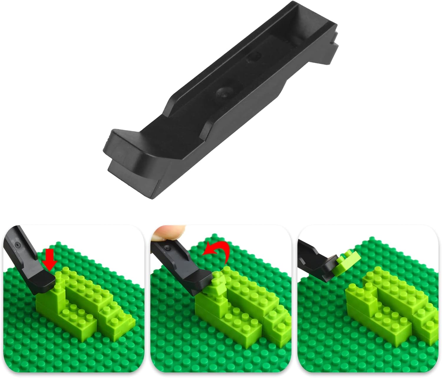 Larcele Building Block Tool Kit Multi-Use Separator Tools,1 Mallet 1 Blocks Pliers and 2 Brick Separator JMPJ-01