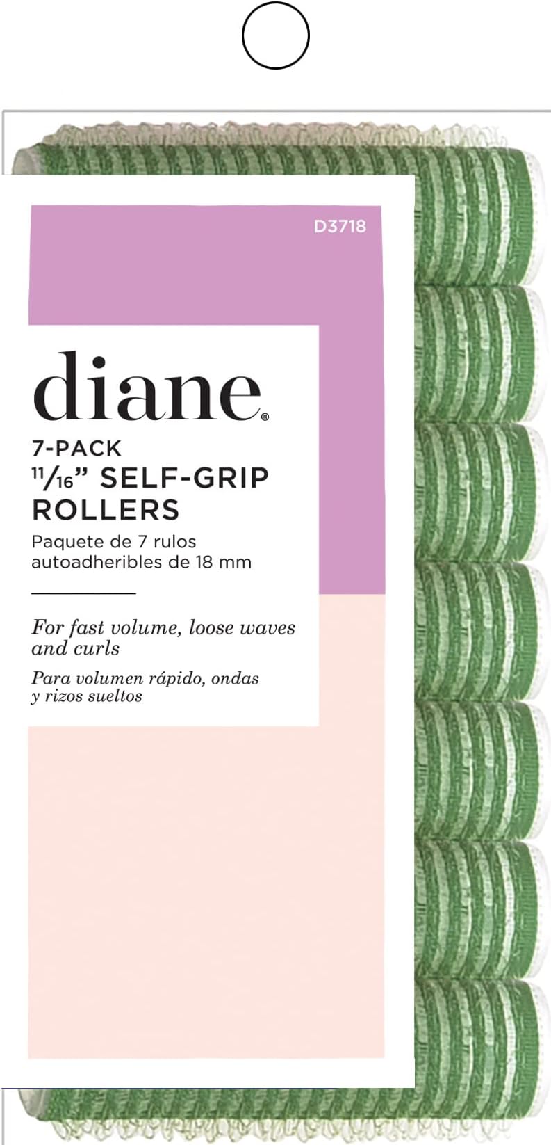 Diane D3718 Self Grip Rollers, Green