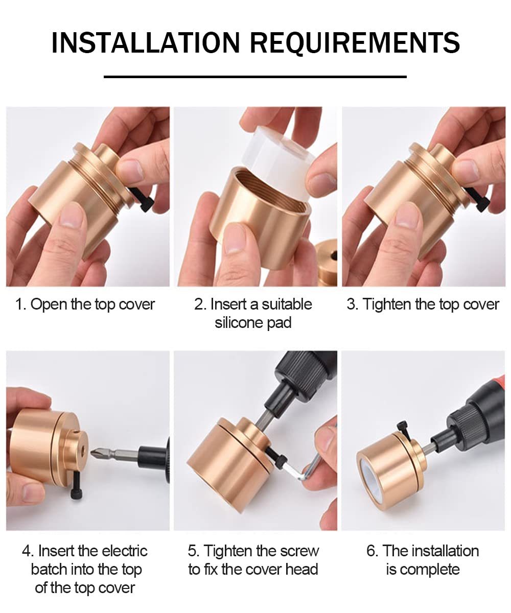 ELEOPTION 220V Manual Bottle Capper Handheld Electric Bottle Capping Machine Cap Sealer Sealing Machine for Plastic Bottle Capp Diameter 10-20 mm 20-30 mm 30-40 mm 40-50 mm product thumbnail 3