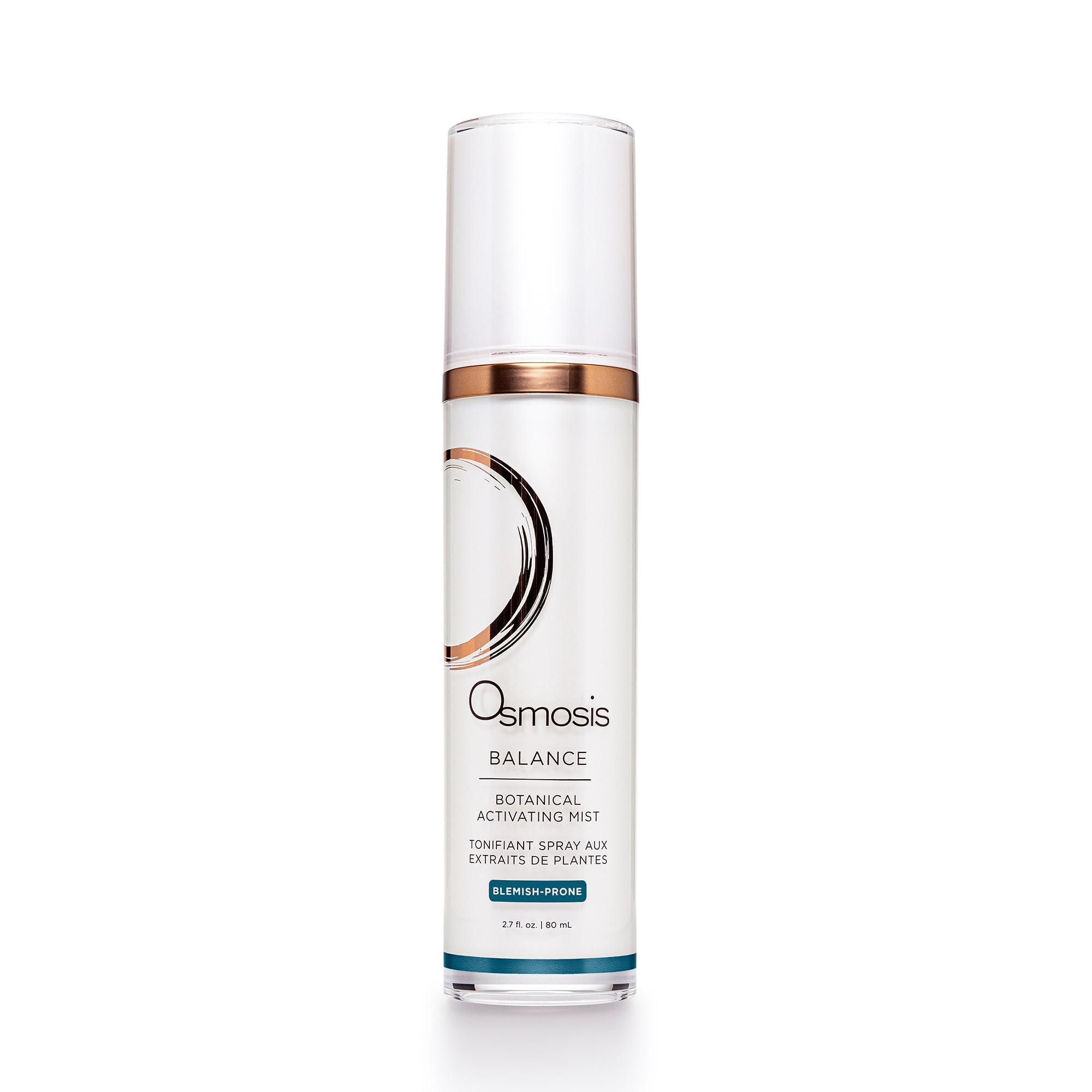 Osmosis BALANCE Face Toner for Blemish Prone Skin, Botanical Activating Mist, Oil Control With Tea Tree Oil, 2.7 fl oz