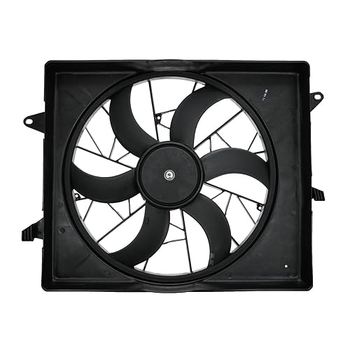 Vista 648 de TRQ Conjunto de ventilador de refrigeración dual compatible con Infiniti EX35 2009 FX35 FX50 2007-2008 G35 2008-2013 G37 2012-2013 M35h 2014-2015