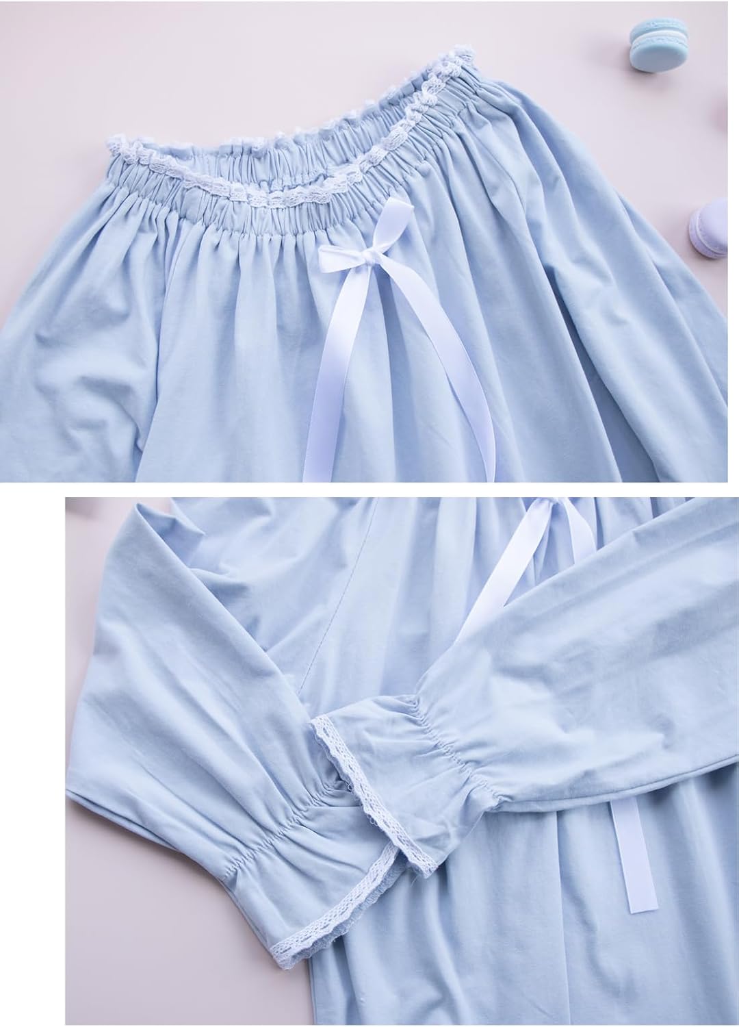 Kids Girls Soft Cotton Nightgown Sleepwear Dress Toddler 3-12 Years - Image 4