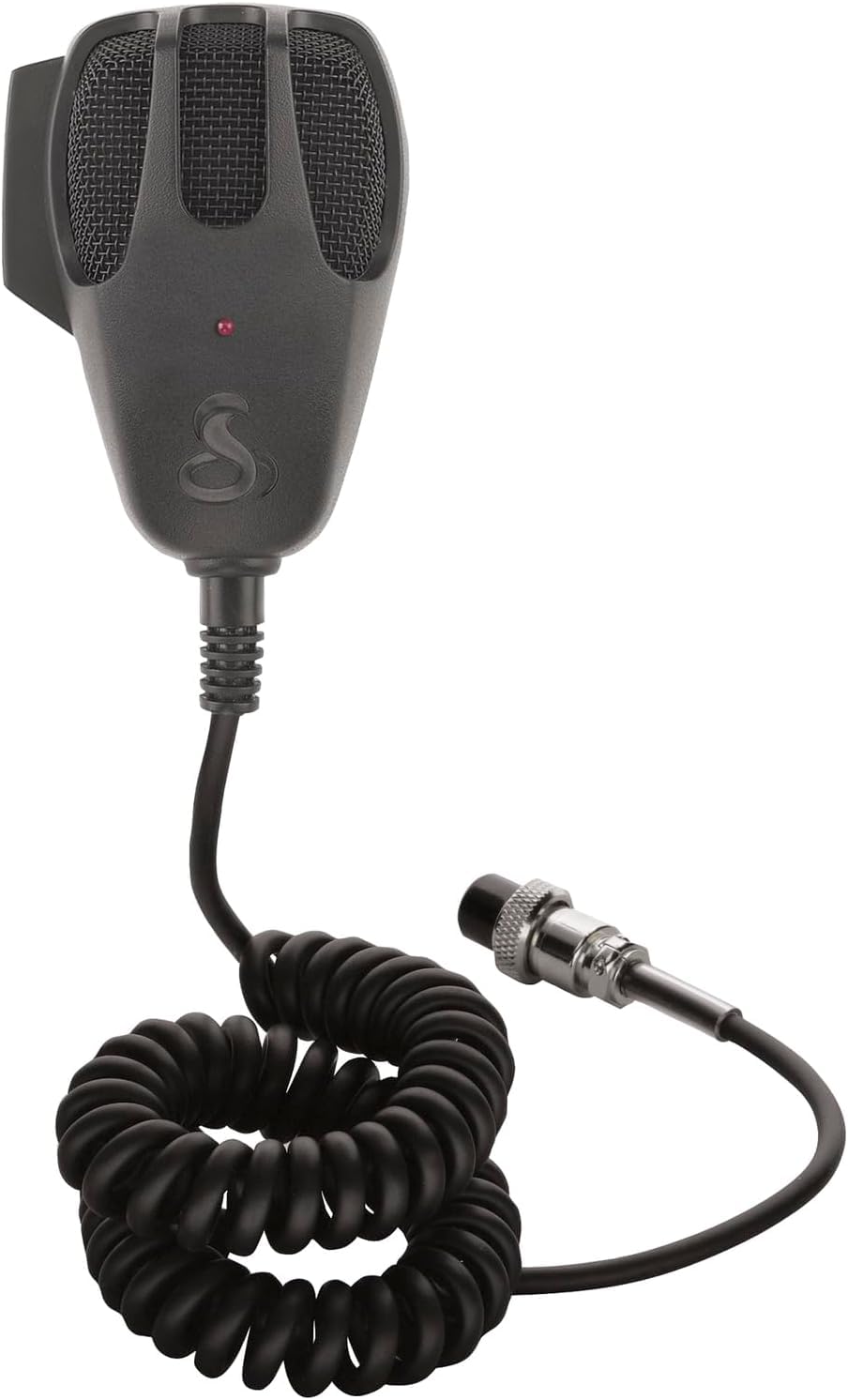 Cobra HG M73 Premium Dynamic Replacement CB Microphone (Black) – 4 Pin Connector, 9 Foot Cord, Heavy Duty ABS Shell, Wire Mesh Grille, Left Side Push to Talk, Chrome Connector (Pack of 6)