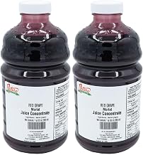 Nature Blessed 100% Pure Merlot Red Grape Fruit Juice Concentrate - 2 Quarts (2/32 fl oz bottles), Perfect for Home Vintners, Brewers, Hard Cider, Spirits, Smoothies,
