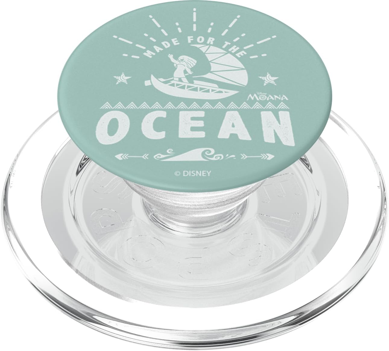 Disney Moana Starlight Canoe Made For The Ocean PopSockets MagSafe PopGrip for iPhone