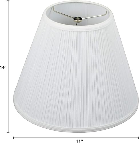 Miniatura 6 de FenchelShades.com Pantalla de lámpara de 7 pulgadas de diámetro superior x 14 pulgadas de diámetro inferior x 11 pulgadas de altura inclinada con