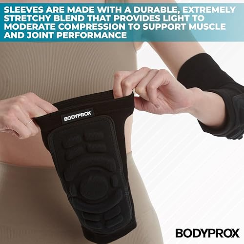 Miniatura 4 de Bodyprox Almohadillas de protección para codos, 1 par, manga protectora para codo