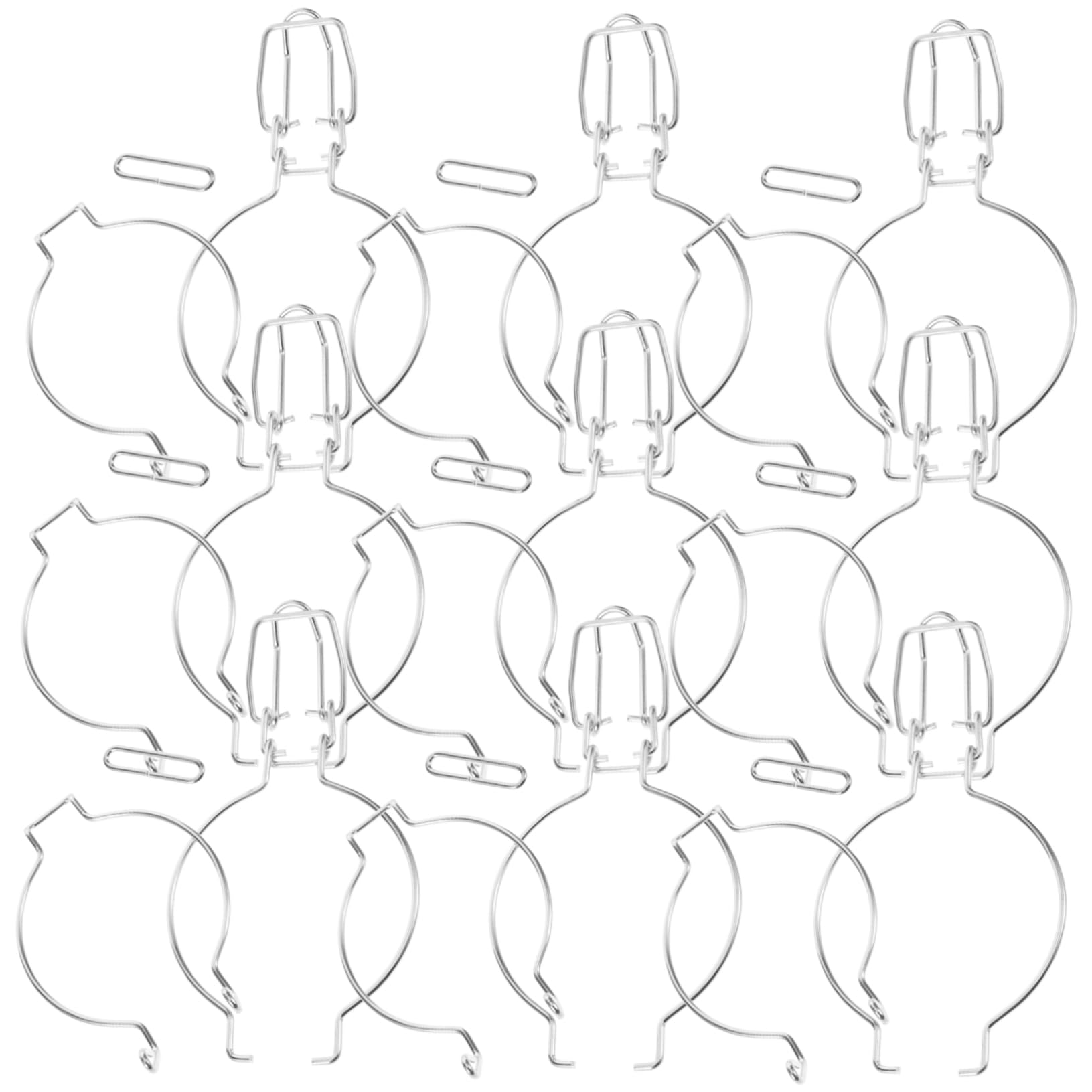 10 Clip Di Chiusura Ermetica Per Barattoli - Fibbie In Filo Per Conservazione Alimenti - Foto 2