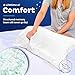 Snuggle-Pedic Original Ultra-Luxury Bamboo Shredded Memory Foam Combination Pillow - Best Breathable...