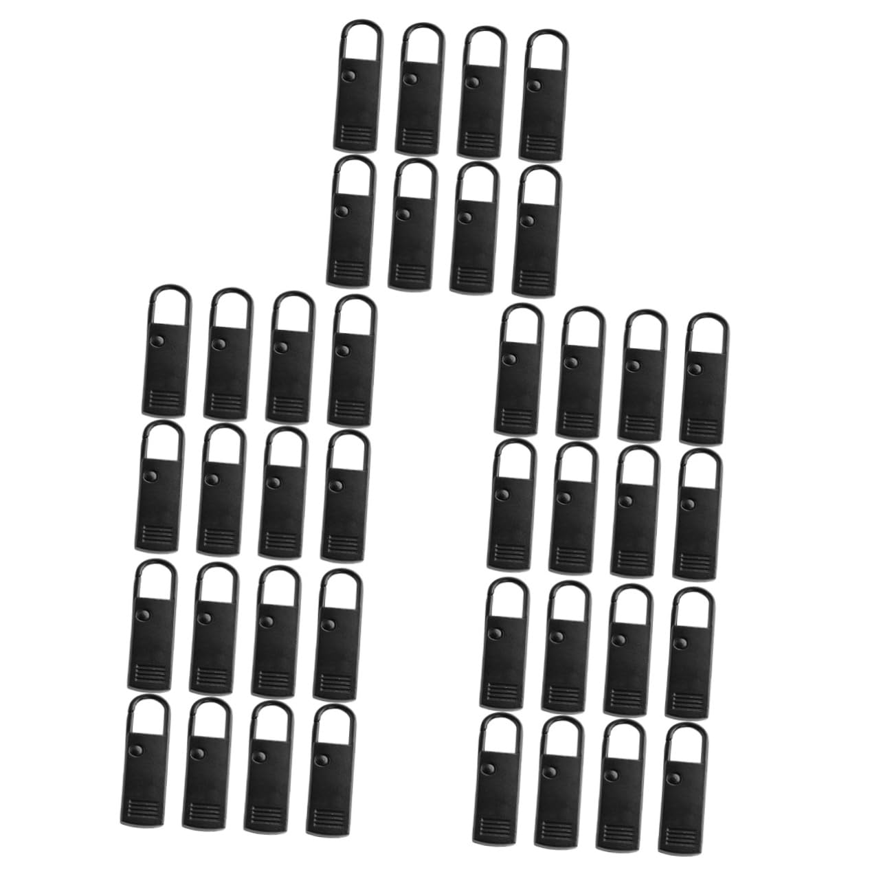 Alipis 40 Piezas Tirador de la cremallera zipper tankinis tirador de cremallera de repuesto reemplazo de de chaqueta pestaña de la del abrigo de ropa Metal