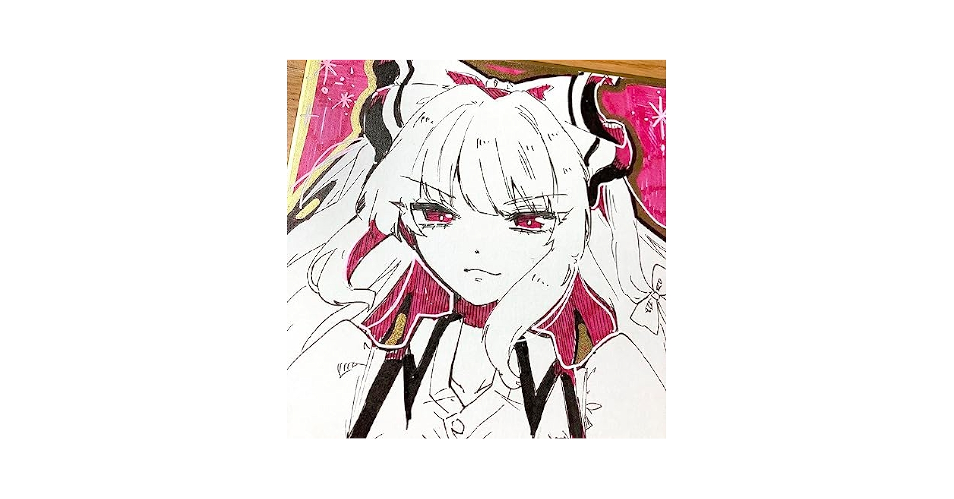 手描きイラスト 原画 創作【金の竪琴】 あき地次の主役はハム松🐹というわけで、 ハム松って誰やねんな