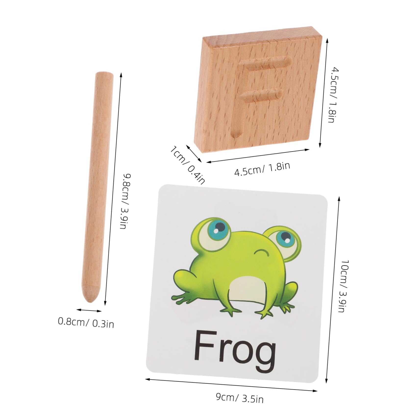 VICASKY Tablero De Madera para Trazar El Alfabeto Juguete De Aprendizaje Preescolar De Combinación De Letras