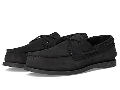Sperry Kids Authentic Original (Toddler/Little Kid/Big Kid) Boys Shoes Black : 5.5 Big Kid M, Leather