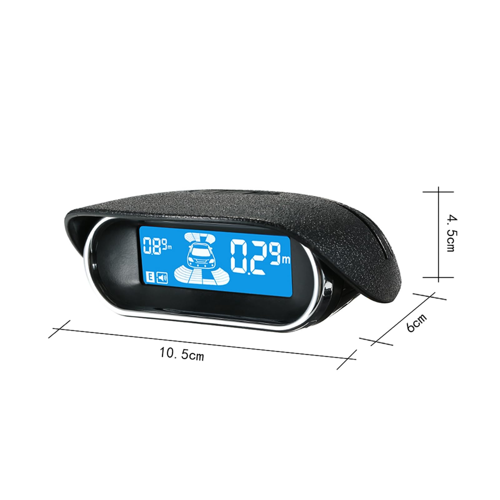 KIT SENSORI DI PARCHEGGIO DISPLAY DIGITALE 3 CONTROLLI VOCALI ASSISTENZA AUTO CON 8 SENSORI