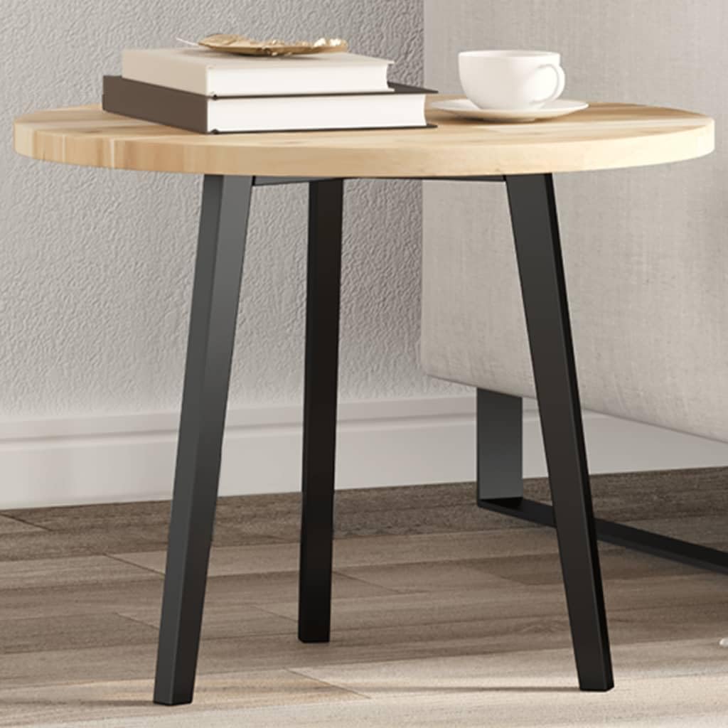 Plateau de table rond en bois massif d'acacia pour remplacer un meuble rayé ou abîmé