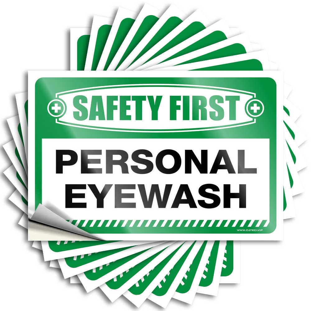 Fluffy Saying, Fall Door Decor Helmet Safety First Personal Eyewash | Funny Quote Dry Decals(12X18CM)