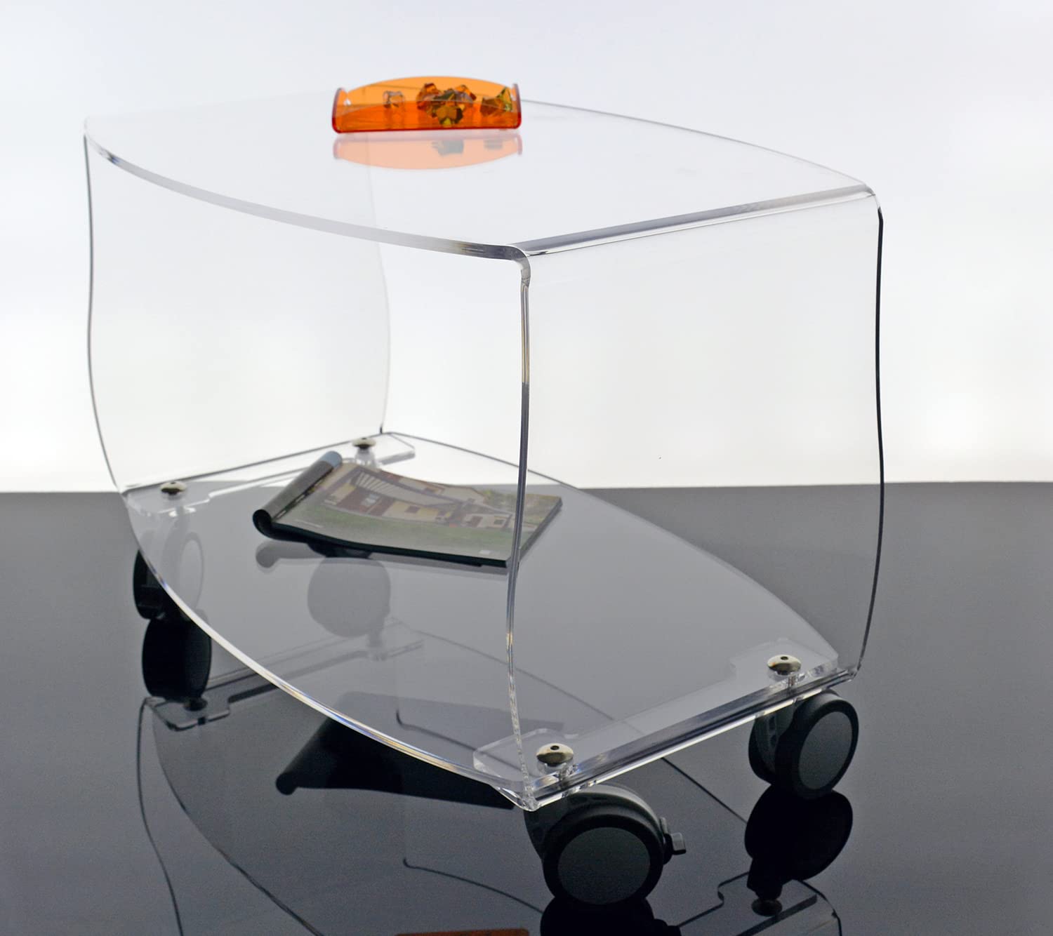 Tavolino Da Salotto Con Rotelle WOLTU TS100ws Tavolino Da Salotto