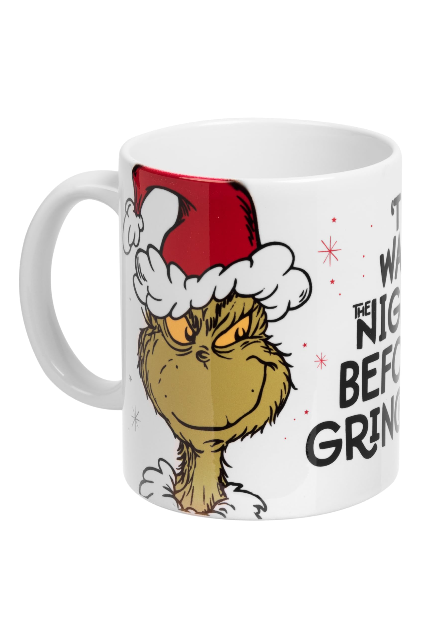 Cuenco De Cereales The Grinch - Porcelana, 500 Ml, Blanco, Apto Lavavajillas Y Microondas