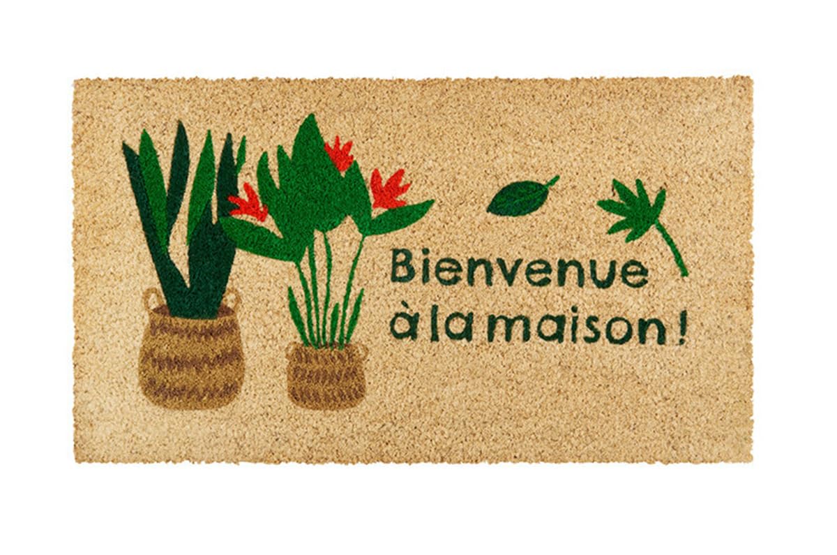 Paillasson Coco 70x40 cm Générique DLP Bienvenue à la Maison