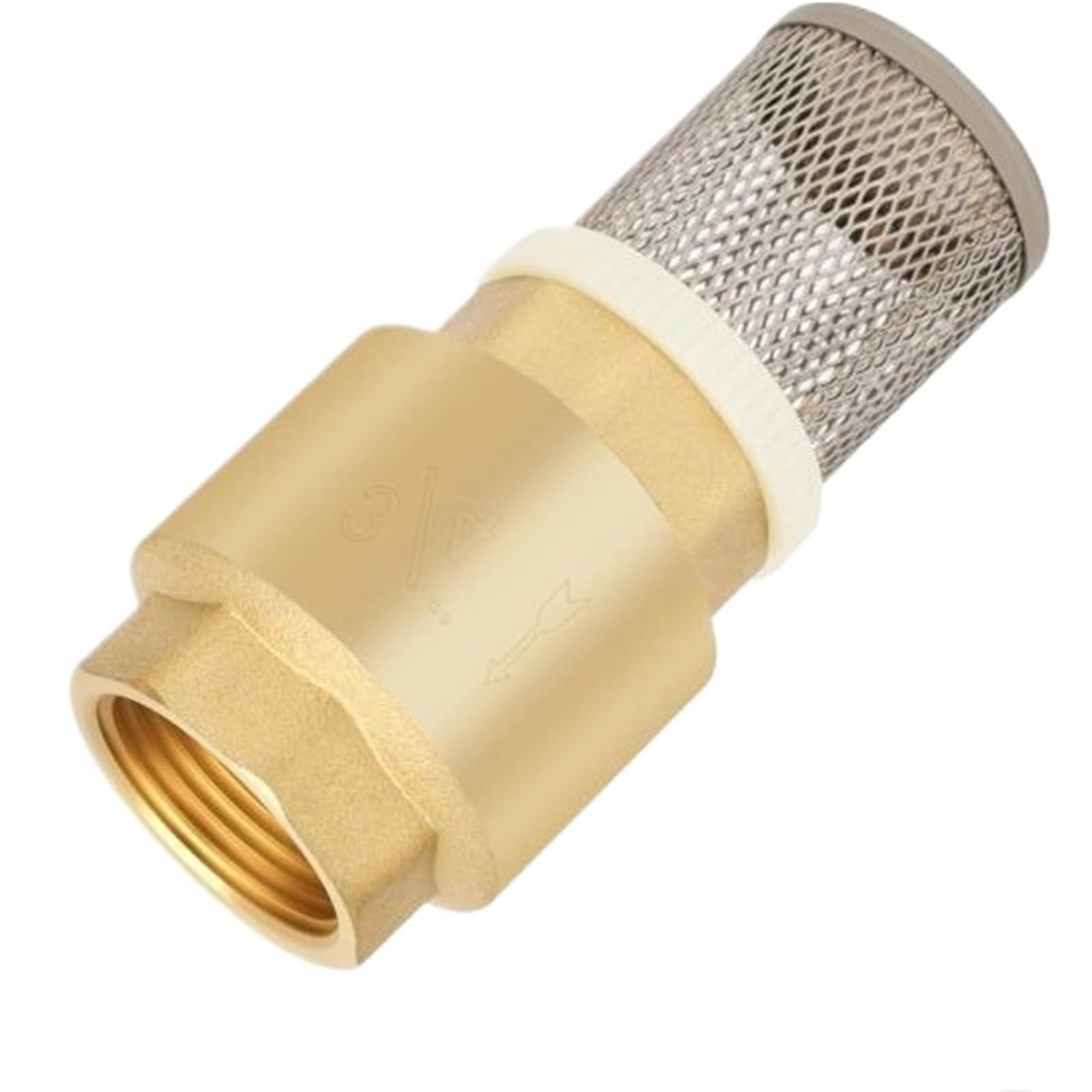 Dkgnyxnplj One Color Brass Check Valves With Strainer Filter 3/4Inch Brass Vertical Check Valves