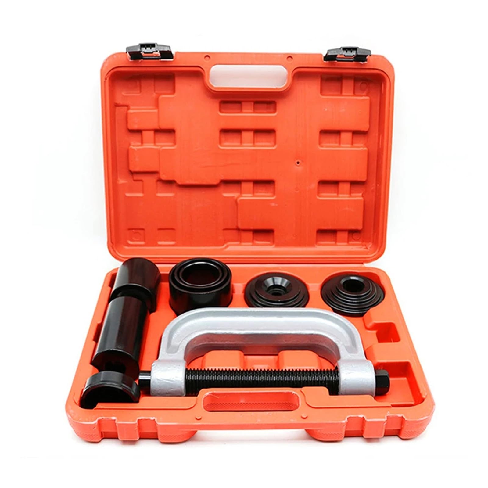 AWEDKKFI Extractor de Volante Extractor de Volante Motor Prensa de Junta esférica 4 en 1, Herramienta de extracción de buje, Kit de Herramientas de extracción de Juntas en U, adaptadores 4x4 para
