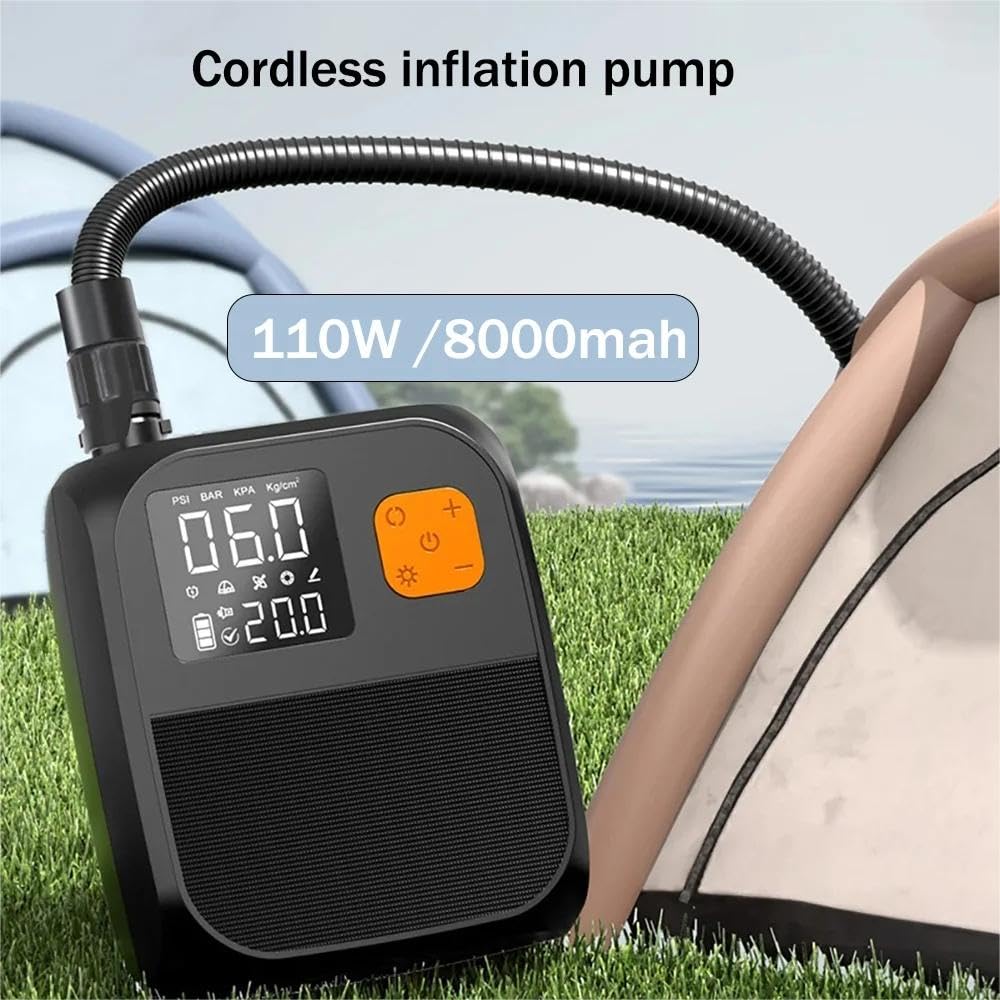 Pompe à Air Électrique Rechargeable 20PSI - Gonfleur Portable 8000mAh Pour Paddle, Kayak, Tente Et Matelas