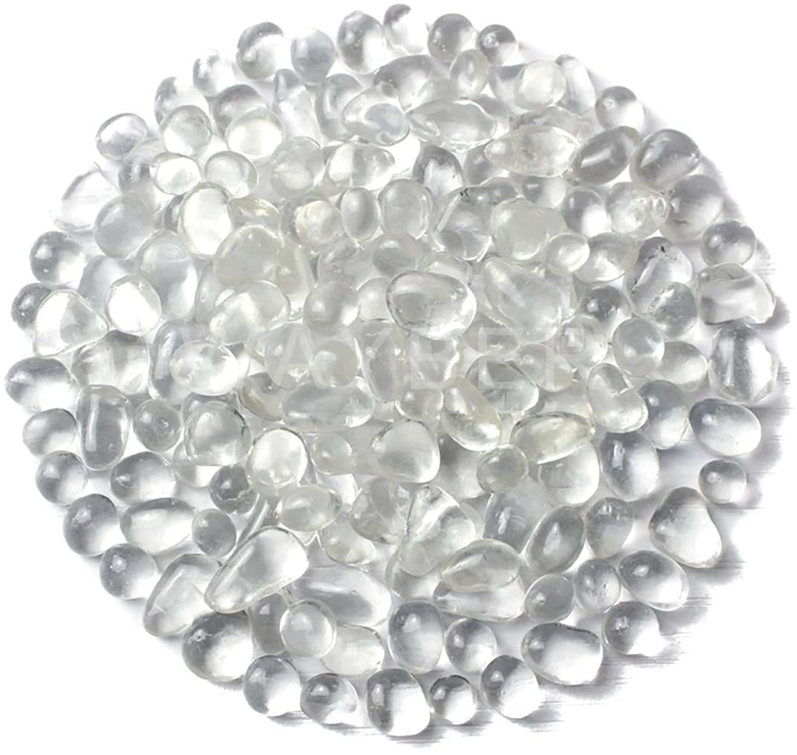 Clear Quartz Pebbles Tumble Stone 500 ct Clear Quartz Polished Tumble Pebbles Stone (Clear Quartz Pebbles)